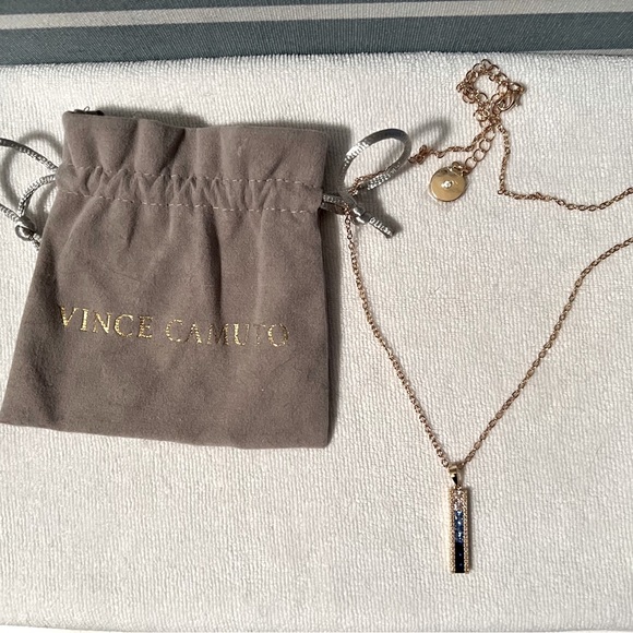 💎BRAND NEW💎 VINCE CAMUTO Tricolor Stone Pendant Necklace - Picture 11 of 11